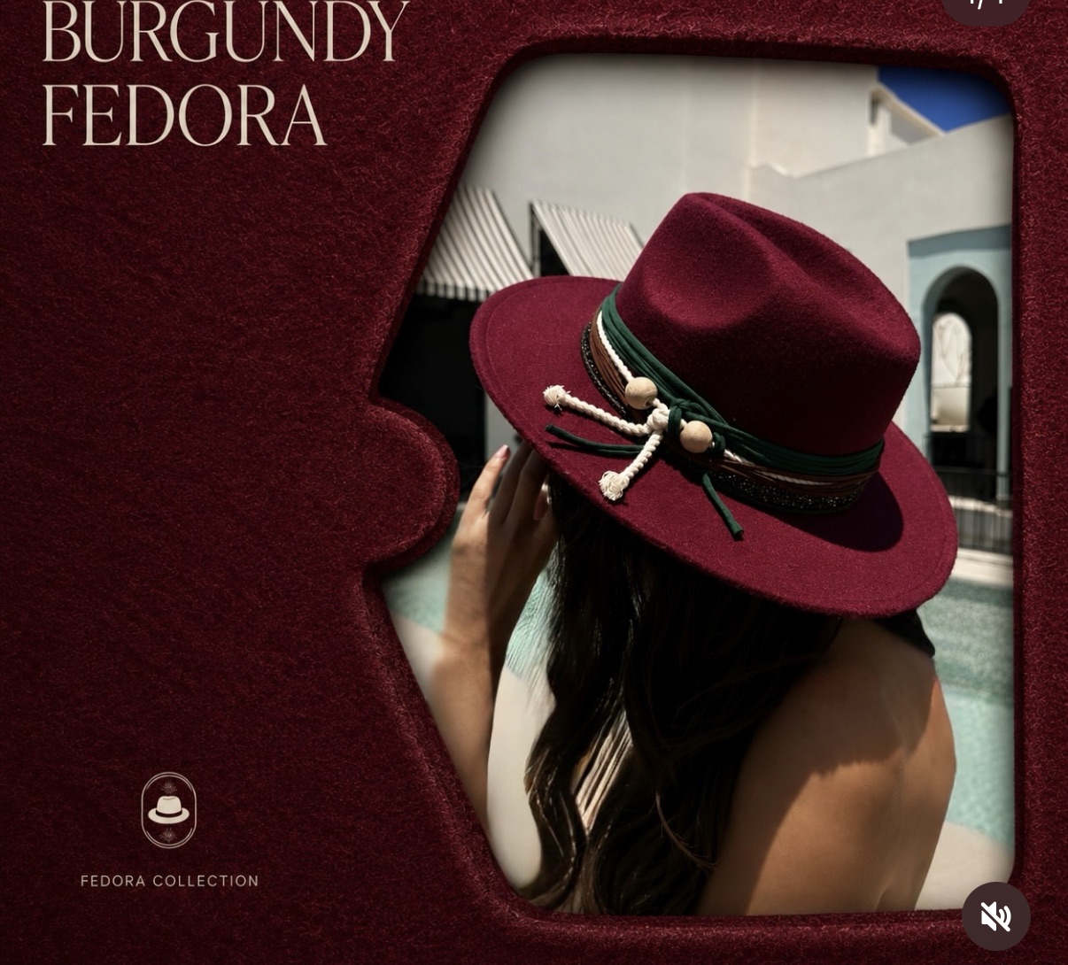 The Burgundy Fedora — Coco Goes Loco
